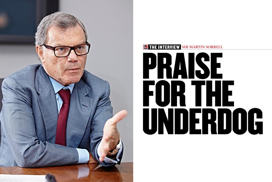 Sorrell: interviewed in PRWeek's integration issue this month (picture credit: Tom Campbell)