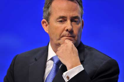 Liam Fox: forced to apologise (Rex Features)