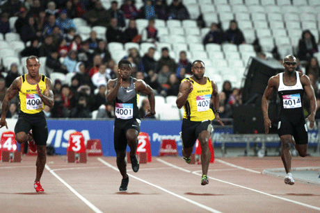 Fast lane: Athletics enjoyed a high profile during London 2012 