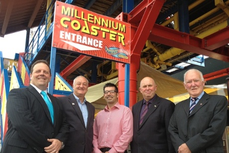 Ingoldmells Fantasy Island attraction: a local business that has benefited from the project