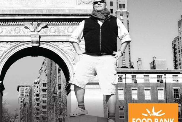 Chef and Food Bank board member Mario Batali was one of the celebrities featured in the ad campaign.