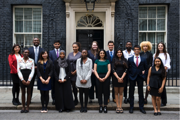 A previous intake of Government Communications Service interns