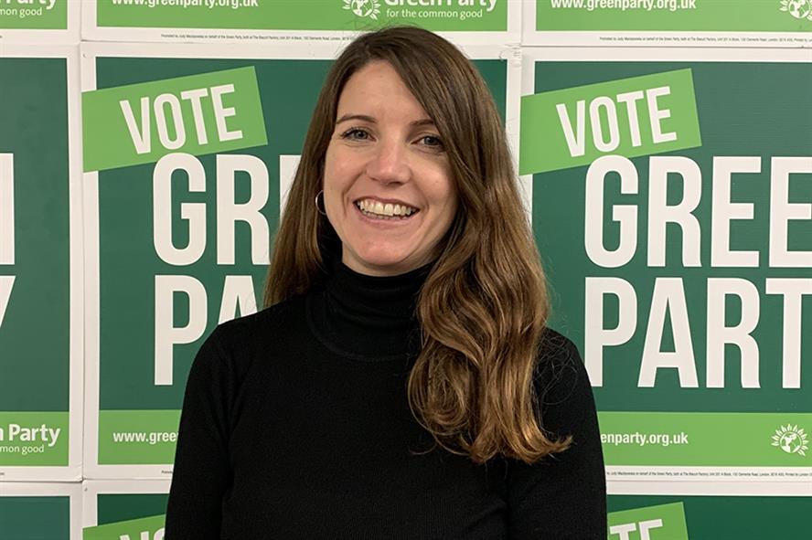 Gemma Walker, head of comms at the Green Party, hopes to capitalise on the 'Green Wave' ahead of the next general election