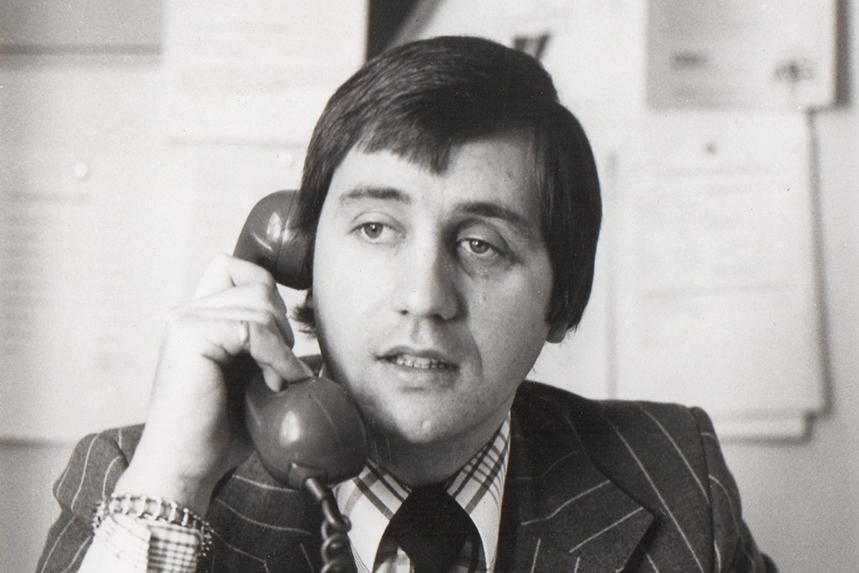 Geoffrey Lace during his time at the Small Business Bureau