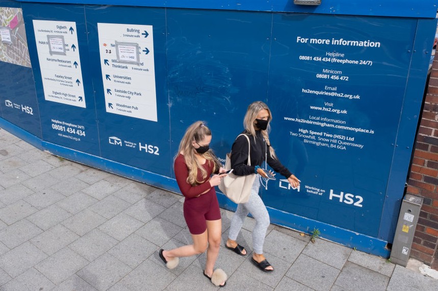 An HS2 construction site in Birmingham (Image: Mike Kemp/In PIctures via Getty Images)