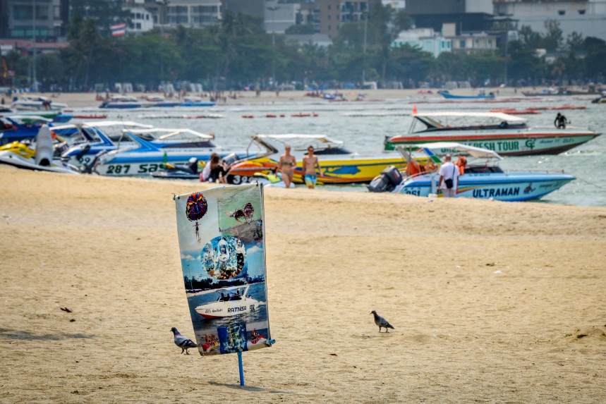 Pattaya is a popular destination among Chinese tourists but the spread of the virus has left beaches deserted. ©GettyImages