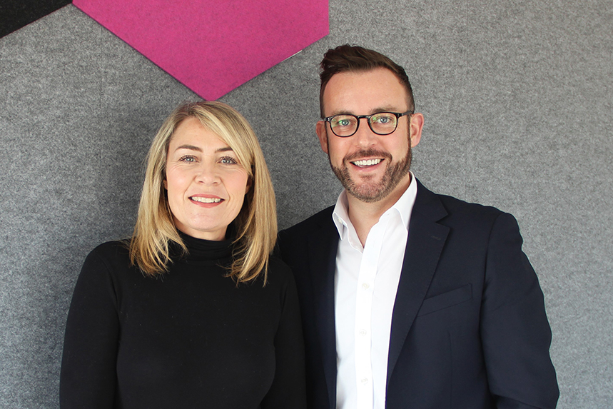 Grayling's Europe, UK & Ireland CEO Sarah Scholefield and corporate affairs head Peter Murray