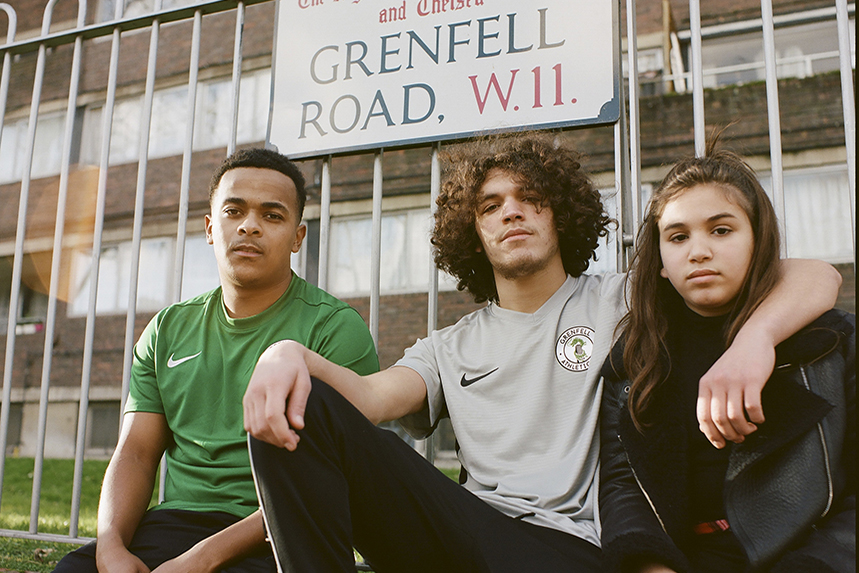 Grenfell Athletic FC's new home (green) and away (pewter) kits (Photos: Sebastian Barros)