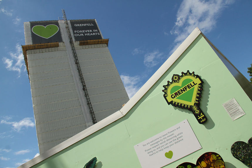 The public think the Government has not done enough to make buildings safe in the wake of the Grenfell fire (pic credit: Getty)