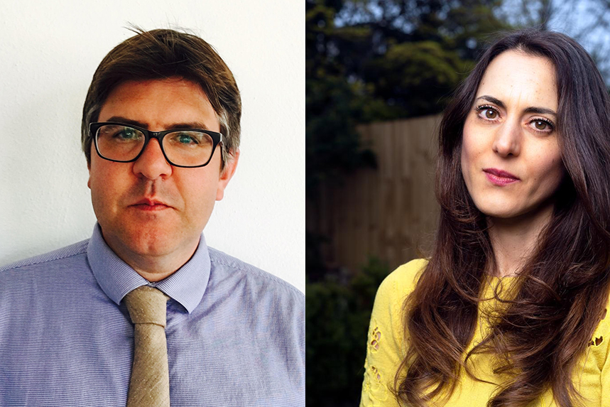 (L-R) James Drewer and Danielle Leach