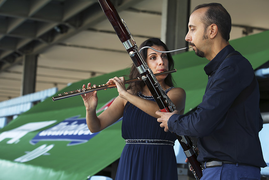 Heineken assembled musicians to perform at the Formula 1 event
