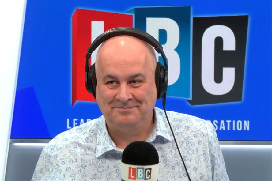 LBC presenter Iain Dale has criticised Public Health England for failing to appear on his programme 