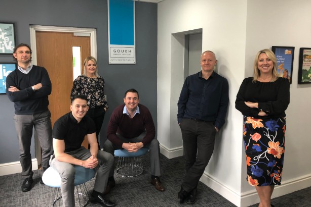 The GBW intu team, from L-R: David Rowberry, Sam Wright, Margot Kimask, Richard Harris, Darren Foxall and Michelle Wright 
