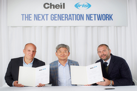Partnership: (left to right) Stewart Shanley, iris; Daiki Lim, Cheil; Ian Millner, iris