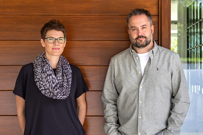 (L-R) Stirred co-founders Jo Spadaccino and Stuart Hehir 