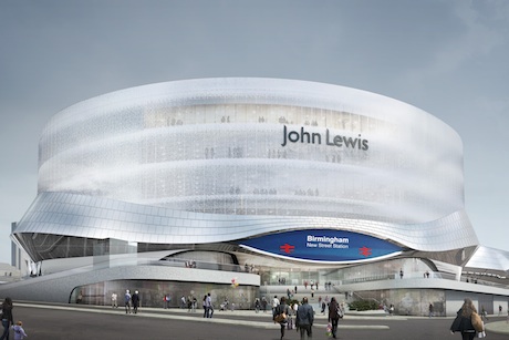 John Lewis: an artist's impression of the Birmingham New Street store