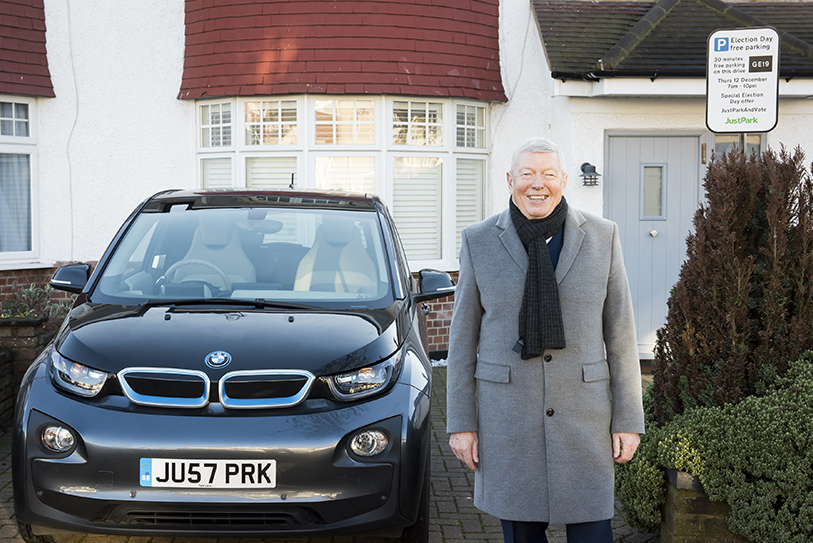 Former Home Secretary Alan Johnson has launched a JustPark campaign for election day