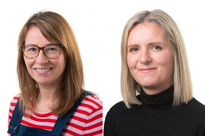 (L-R) Catherine Keddie and Tamsin Tierney have been promoted as part of changes to BCW UK's leadership