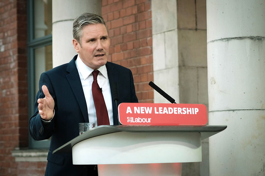Today's speech to the virtual party conference was Keir Starmer's first since becoming Labour leader in April (© GettyImages)