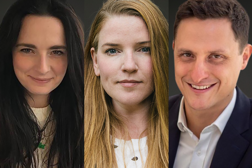 Kekst CNC new recruits (L-R): Lucia Hodgson, Lindsay Jepp and Dominic Reynolds