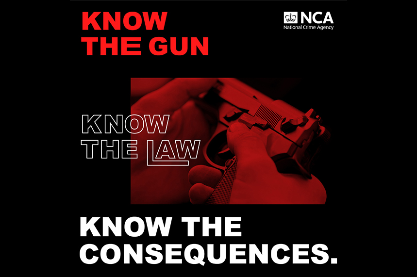 Materials for the NCA 'Know the consequences' campaign