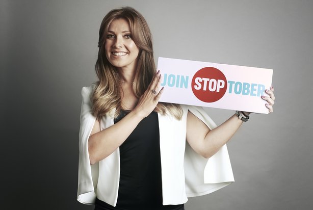 Coronation Street star Kym Marsh is helping to promote this year's Stoptober campaign from PHE