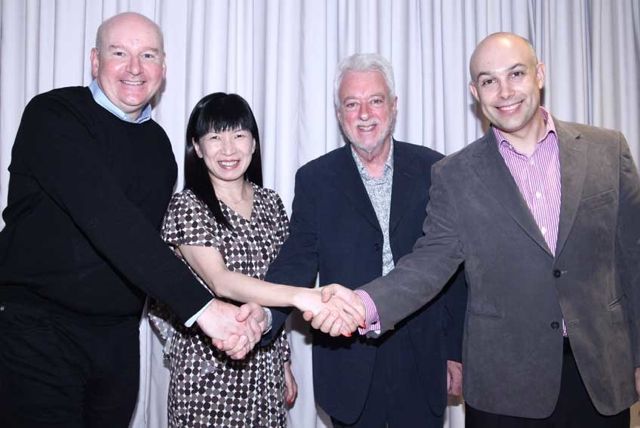 (from left to right): Chris Lewis, Claudia Choi, Euan Barty, Andy Oliver