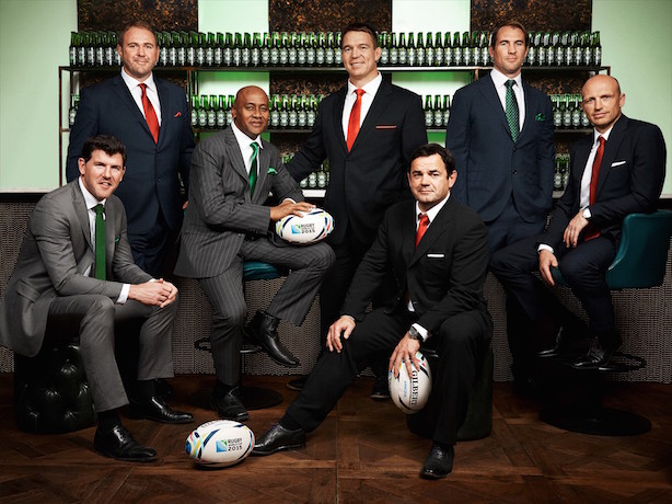 Heineken: Drafting in rugby legends for Rugby World Cup 2015 PR activities