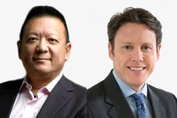 Jesse Lin, left, will be succeeded by Stephen Kehoe.