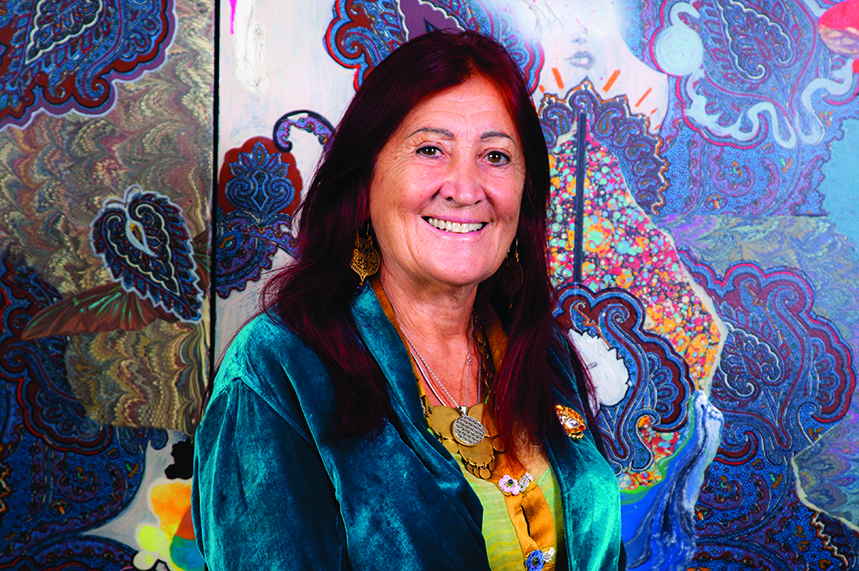 Lynne Franks at h Club in London, where she will deliver a series of talks in September