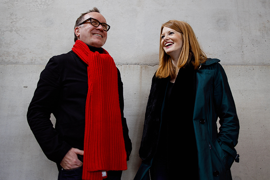 (L-R) James Beveridge and Grace Keeling have officially opened Made By Giants