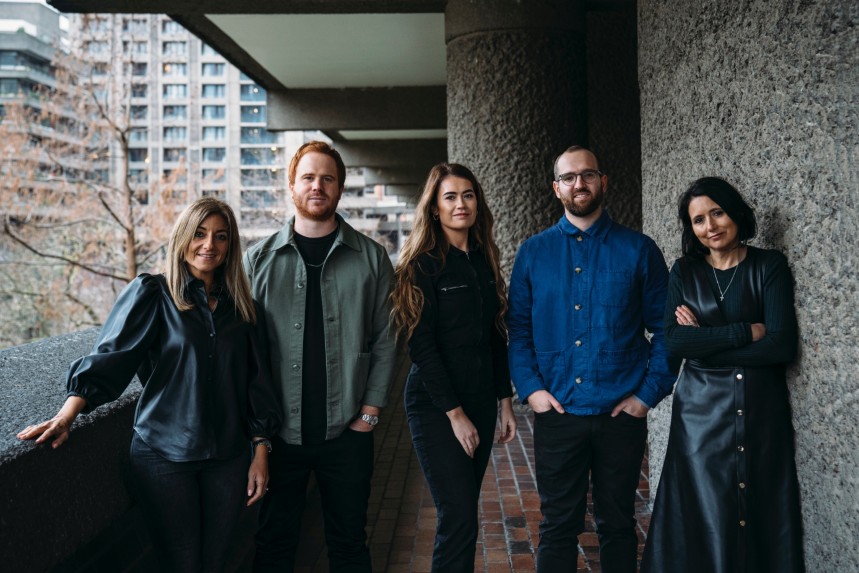 (Left to right) Mandy Sharp, Chris Godfrey, Alissa Khan-Whelan, CJ Brown and Nik Govier