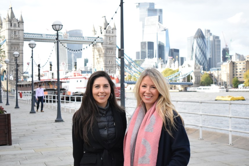 (L-R) Account director Maria Murphy, who is leading the new London office, with agency founder and MD Lisa Morton