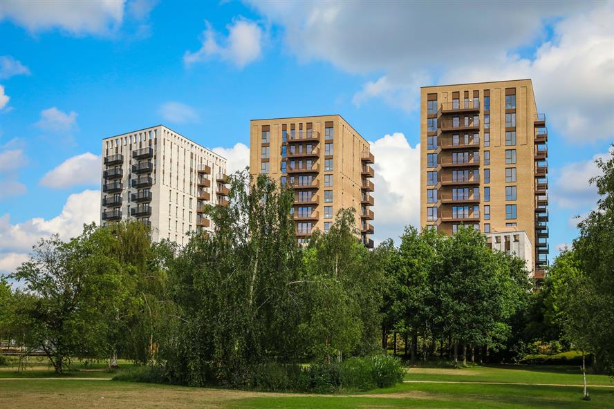 Grainger's Millet Place development in London’s Docklands