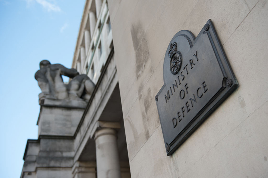 The MoD has apologised to Declassified UK for the conduct of its comms team (pic credit: Getty)
