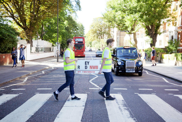 Missing characters: The campaign removes blood group letters from famous words and phrases