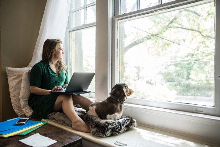 Working from home: feelings of isolation can be a problem (Credit: MoMo Productions via Getty)