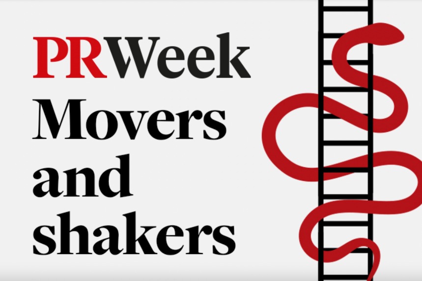PRWeek Movers and Shakers logo showing a snake climbing a ladder
