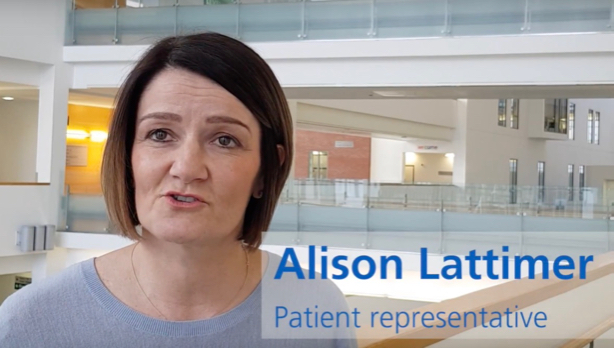 NHS Direct campaign used real life patient Alison Lattimer