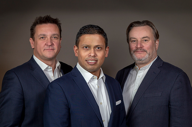 Nudge Factory's Jason MacKenzie, Ahzaz Chowdhury and Kevin Davis