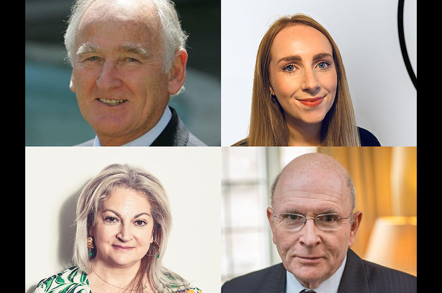 New arrivals at Ovid (clockwise, from top left): Professor David Salisbury; Grace Holland; Niall Dickson CBE; and Athena Lamnisos