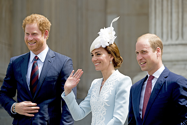 Royals: Waving goodbye to comms man Loughran (Credit: Robin Utrecht/ABACAPRESS.COM/PA Images)