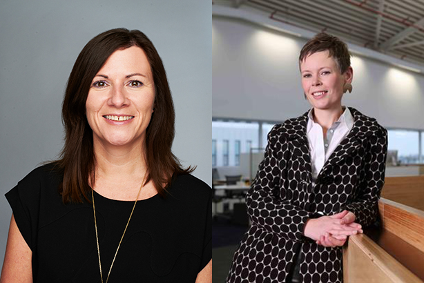 Louise Evans (l) replaces Alice Macandrew at the top of the travel PR pros list