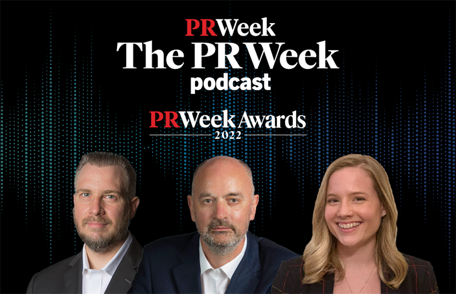The PR Week podcast featuring Frank Washkuch, Steve Barrett and Aleda Stam