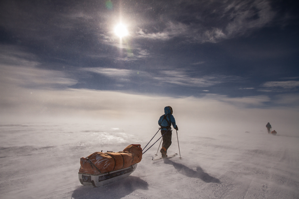 Parker Liautaud braved sub-zero conditions in his expedition