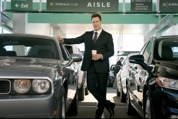 Actor Patrick Warburton stars in a new series of ads from National Car Rental. 