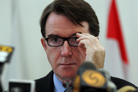 Peter Mandelson: returns to the government