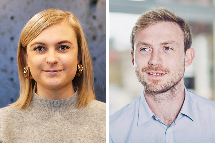 (L-R) Lucy Hutchinson and Chris Allen