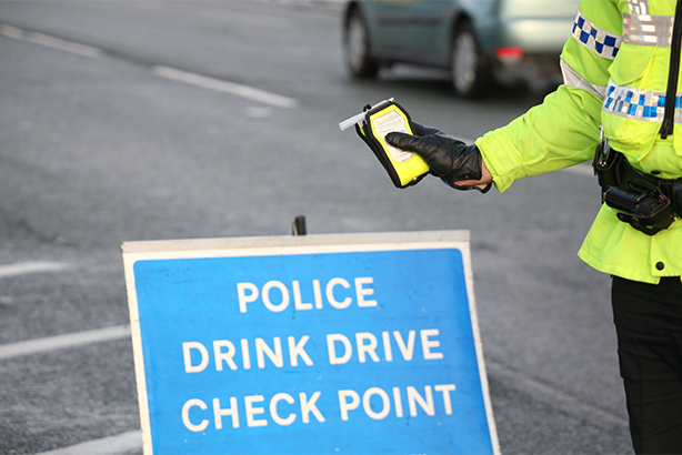 One in ten drivers failed breathalyser tests during a month-long campaign to deter drink and drug driving