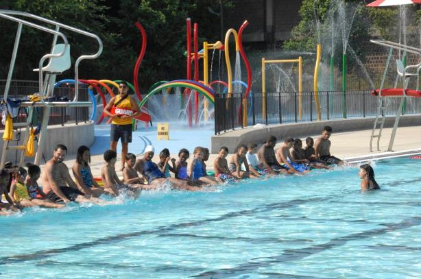 A pool safety event conducted by the group in 2013. 